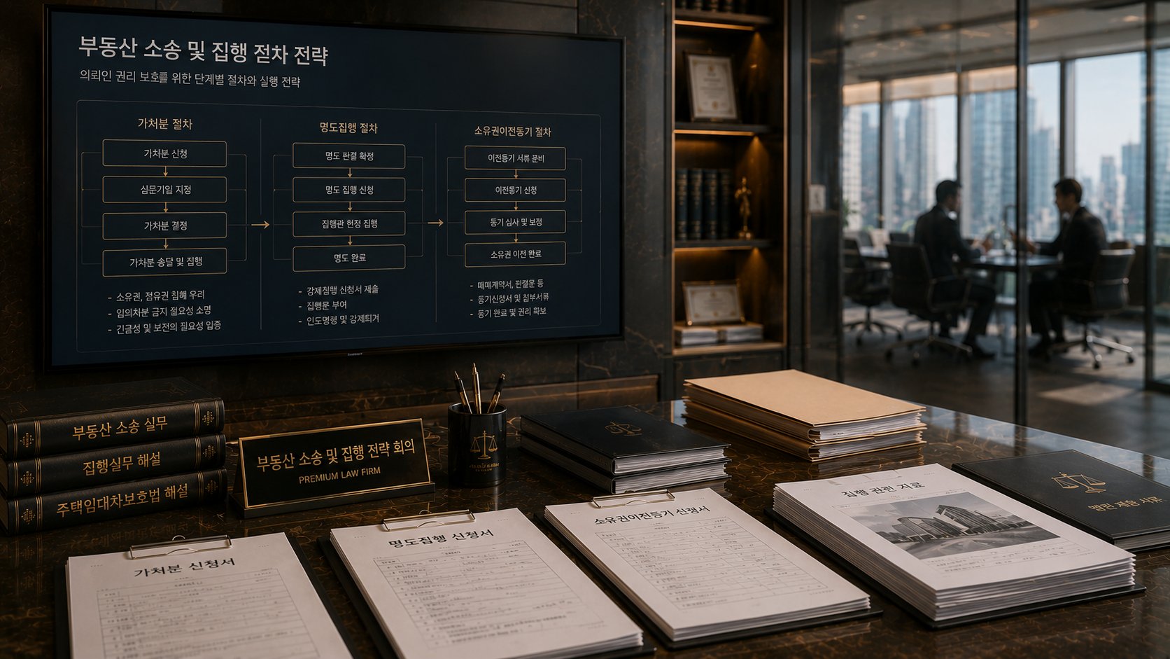 부동산소송 보전처분 및 집행 전략
